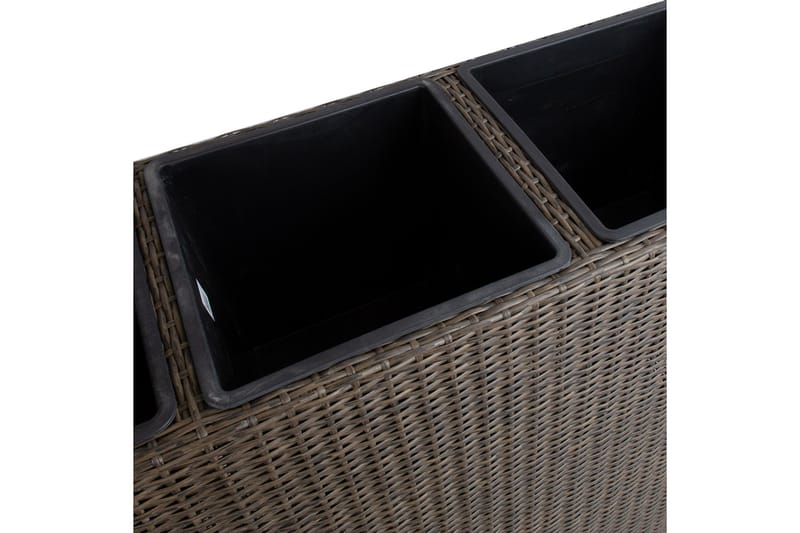 Wicker Dyrkningskasse 110x39xH88 cm Mørkebrun - Havem�øbler - Øvrigt havetilbehør - Tilbehør udendørs - Havekrukker