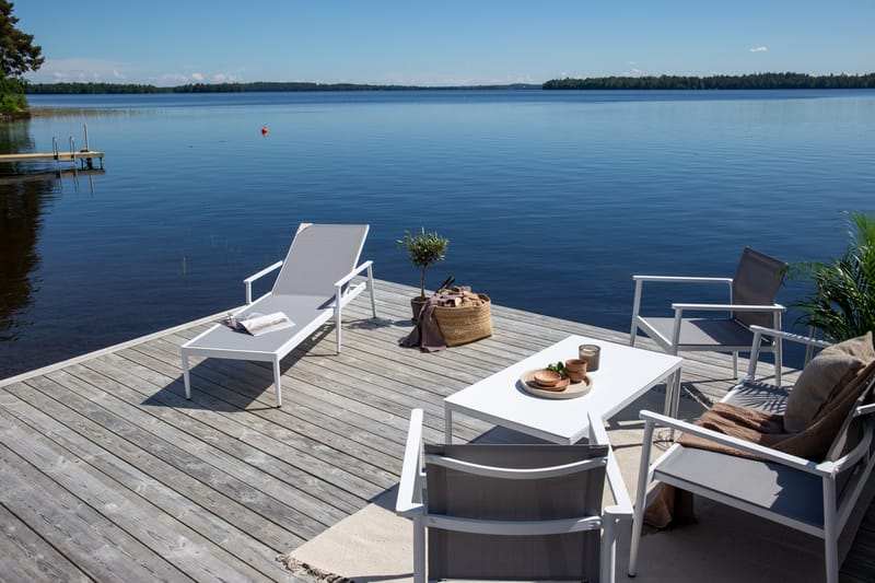 Break Loungesæt 4-Pers. - Hvid - Havemøbler - Loungemøbler - Loungesæt