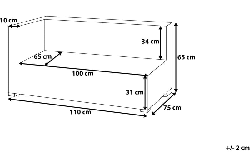 Comfy Loungegruppe 76 cm - Grå - Havemøbler - Loungemøbler - Loungesæt