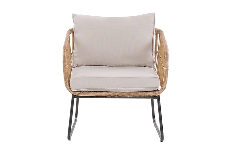 Pianillo 4-Pers. Loungesæt - Beige/Polyrattan - Havemøbler - Loungemøbler - Loungesæt