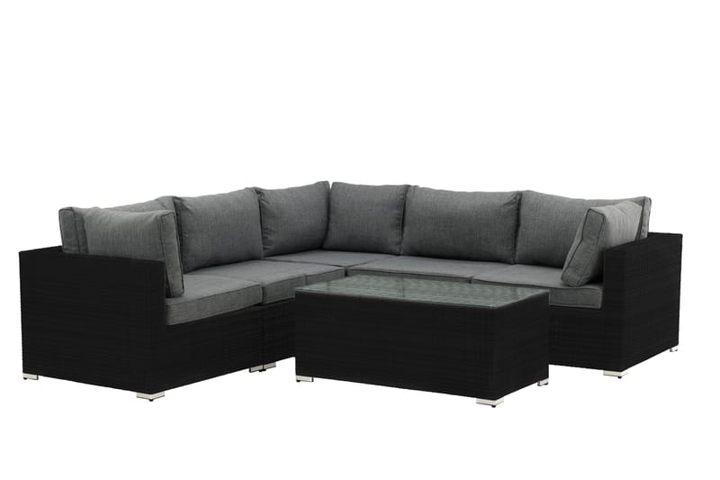 Amazon Loungesofa - Sort - Havemøbler - Loungemøbler - Loungesofaer