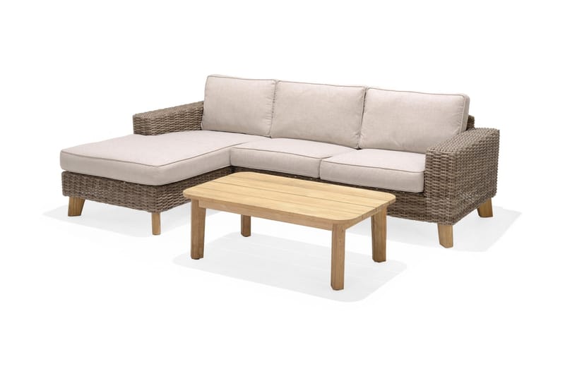 Bahamas Sofa med Armlæn Højre - Beige - Havemøbler - Loungemøbler - Loungesofaer