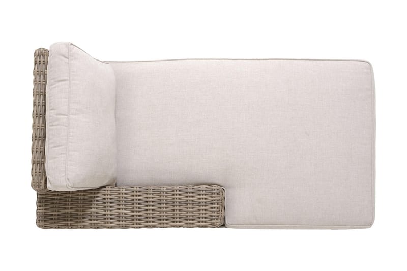 Bahamas Sofa med Armlæn Højre - Beige - Havemøbler - Loungemøbler - Loungesofaer