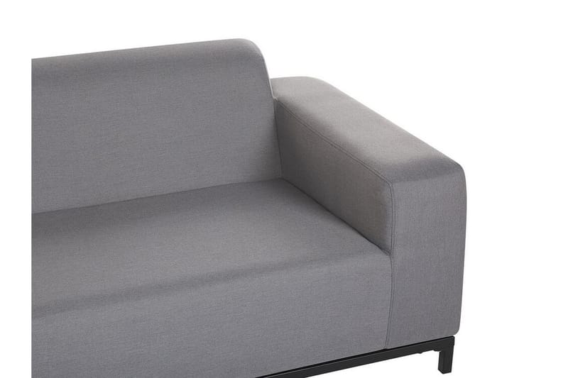 Hughen 3-Pers. Sofa - Grå/Sort - Havemøbler - Loungemøbler - Loungesofaer