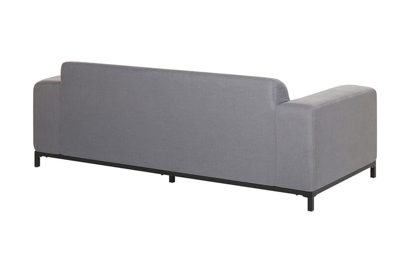 Hughen 3-Pers. Sofa - Grå/Sort - Havemøbler - Loungemøbler - Loungesofaer