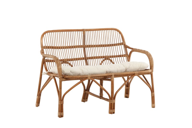 Nella Rattan Sofa - Beige - Havemøbler - Loungemøbler - Loungesofaer