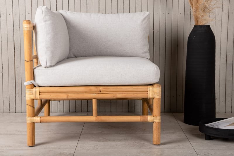 Cane Hjørnemodul - Beige - Havemøbler - Loungemøbler - Moduler - Hjørnemodul havesofa