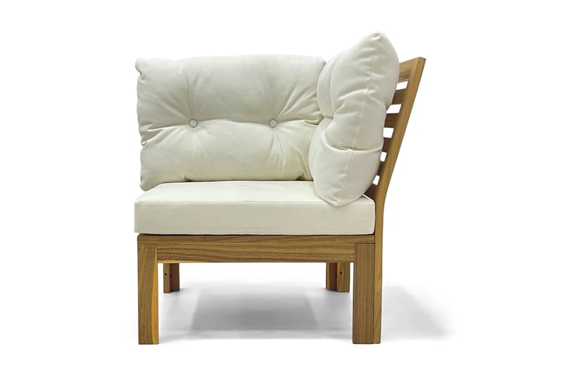 Lindha Hjørnemodul - Beige - Havemøbler - Loungemøbler - Moduler - Hjørnemodul havesofa