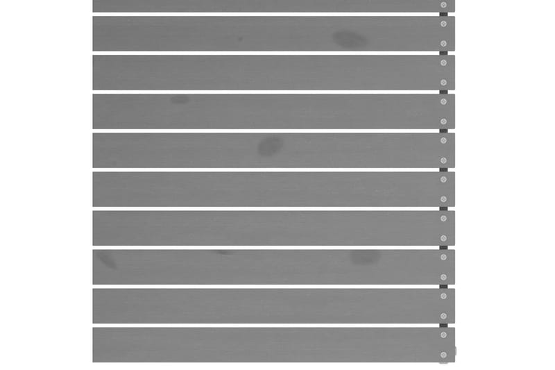 midterdel til havesofa massivt fyrretræ grå - Grå - Havemøbler - Loungemøbler - Moduler