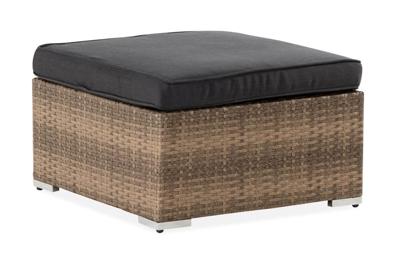 Wisconsin Premium Chaiselong/Bord Polyrattan/Sand - Havemøbler - Loungemøbler - Moduler