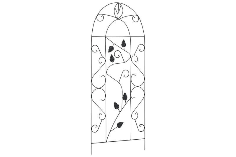 Plantestativer 3 Stk. 40X100 cm Jern Sort - Havemøbler - Solafskærmning - Afskærmning & vindsejl - Espailer