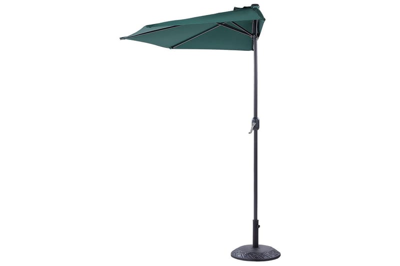 Carleton Parasol 100x100 cm - Grøn/Sort - Havemøbler - Solafskærmning - Parasoller