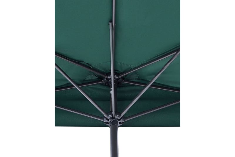 Carleton Parasol 100x100 cm - Grøn/Sort - Havemøbler - Solafskærmning - Parasoller