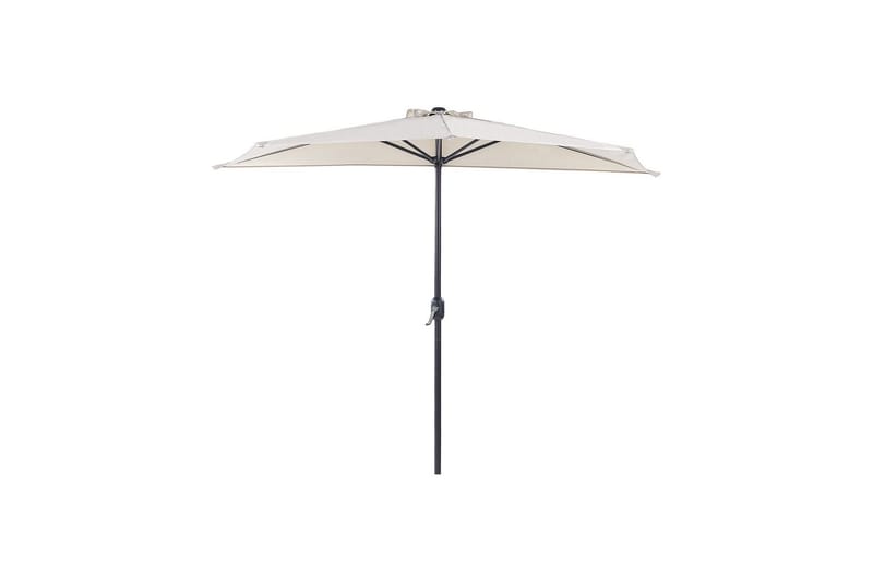 Carleton Parasol 100x270 cm - Beige/Sort - Havemøbler - Solafskærmning - Parasoller