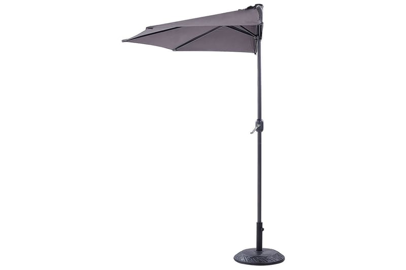 Carleton Parasol 100x100 cm - Sort/Grå - Havemøbler - Solafskærmning - Parasoller