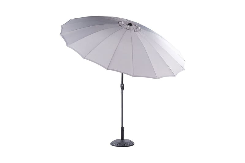 Faenza Parasol 255 cm - Sort/Grå - Havemøbler - Solafskærmning - Parasoller