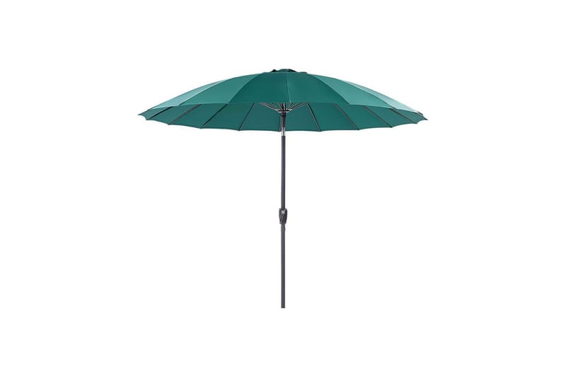 Faenza Parasol 255 cm - Grøn/Sort - Havemøbler - Solafskærmning - Parasoller