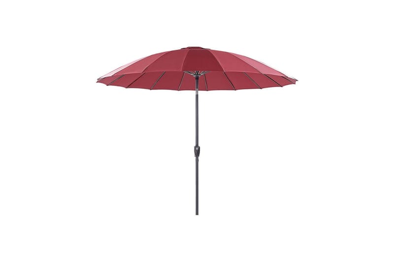 Faenza Parasol 255 cm - Rød/Sort - Havemøbler - Solafskærmning - Parasoller