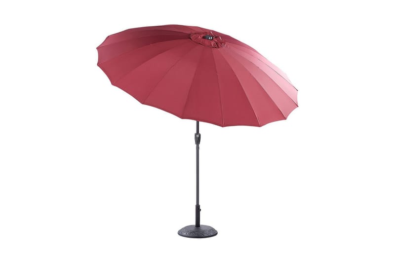 Faenza Parasol 255 cm - Rød/Sort - Havemøbler - Solafskærmning - Parasoller