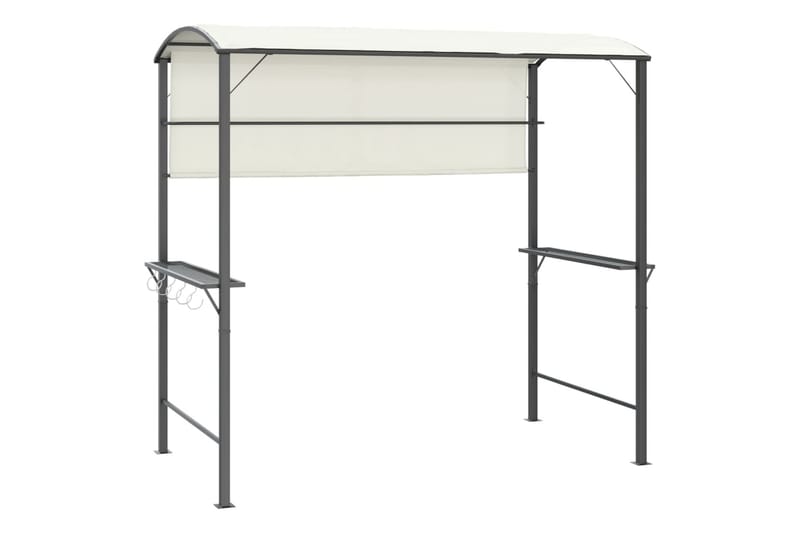 beBasic pavillon med tag 220x110x200 cm cremefarvet - Creme - Komplet pavillon