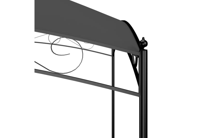 havepavillon 3x3x2,65 m 180 g/m² antracitgrå - Antracit - Havemøbler - Solafskærmning - Havepavilloner - Komplet pavillon