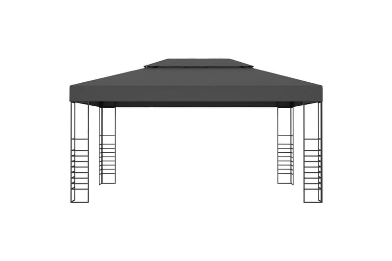 Pavillon 3x4 m Antracitgrå - Grå - Havemøbler - Solafskærmning - Havepavilloner - Komplet pavillon