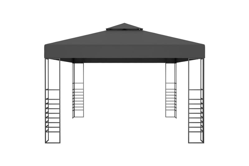 Pavillon 3x4 m Antracitgrå - Grå - Havemøbler - Solafskærmning - Havepavilloner - Komplet pavillon