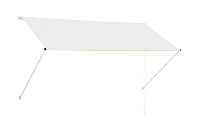 foldemarkise 250x150 cm cremefarvet - Creme - Havemøbler - Solafskærmning - Markiser - Vinduesmarkise