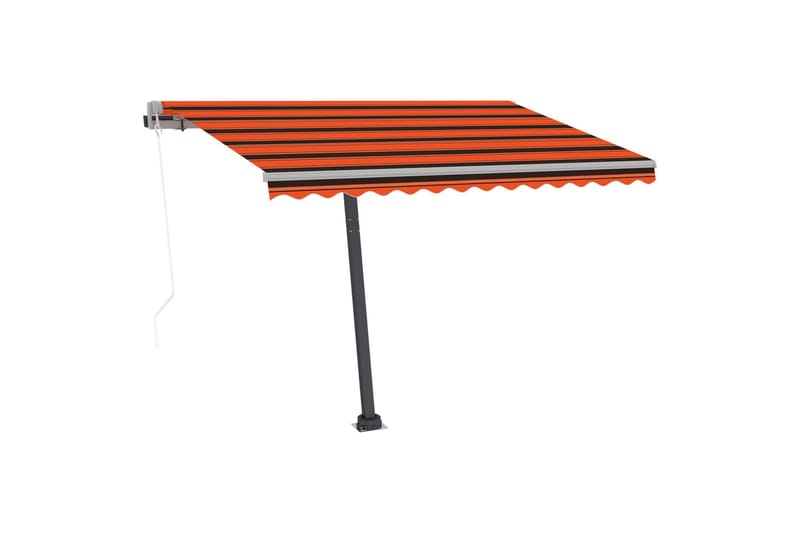 fritstående markise 300x250 cm automatisk betjening - Orange - Havemøbler - Solafskærmning - Markiser - Balkonmarkise