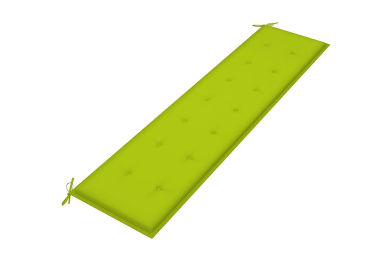 hynde til havebænk 200x50x4 cm stof lysegrøn - Grøn - Balkonmarkise - Markiser - Terrassemarkise
