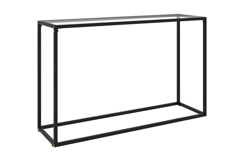 konsolbord 120x35x75 cm hærdet glas transparent - gennemsigtig - Havemøbler - Solafskærmning - Markiser - Balkonmarkise