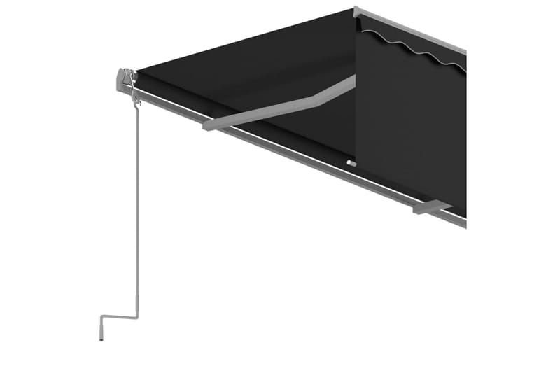 markise m. rullegardin 4,5x3 m automatisk betjening antracit - Antracit - Vinduesmarkise - Markiser - Solbeskyttelse vindue