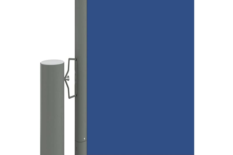 sammenrullelig sidemarkise 220x1200 cm blå - Blå - Balkonmarkise - Markiser - Sidemarkise - Altanafskærmning