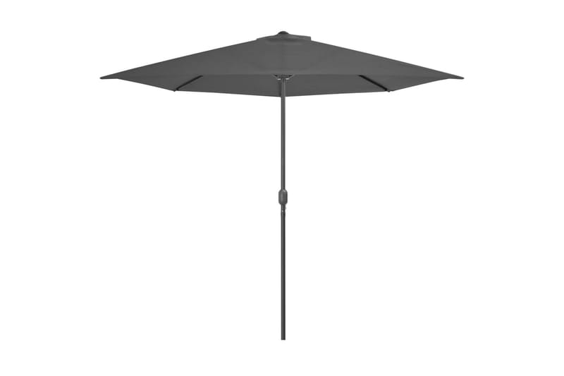 Balkonparasol m Aluminumsstang Antracit 300 X 150 Cm Halv - Grå - Havemøbler - Solafskærmning - Parasoller