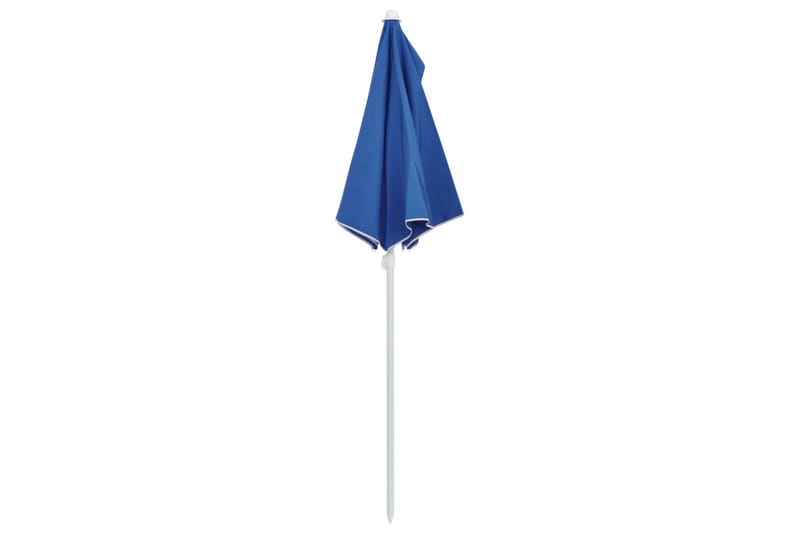 halv parasol med stang 180x90 cm azurblå - Blå - Parasoller