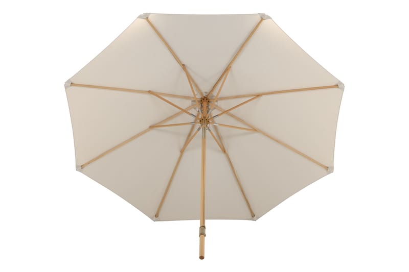 Nypo Parasol 330 cm Hvid - Venture Home - Havemøbler - Solafskærmning - Parasoller