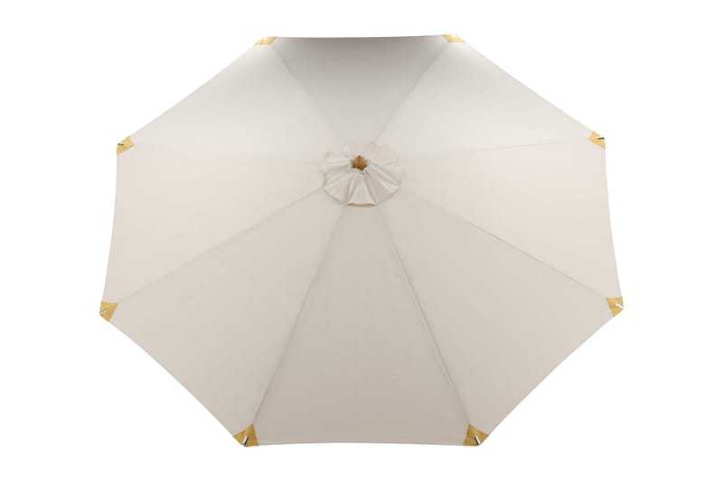 Nypo Parasol 330 cm Hvid - Venture Home - Havemøbler - Solafskærmning - Parasoller