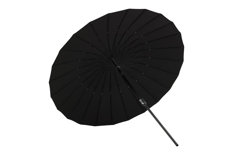 Palmetto Parasol 270 cm Sort - Venture Home - Havemøbler - Solafskærmning - Parasoller