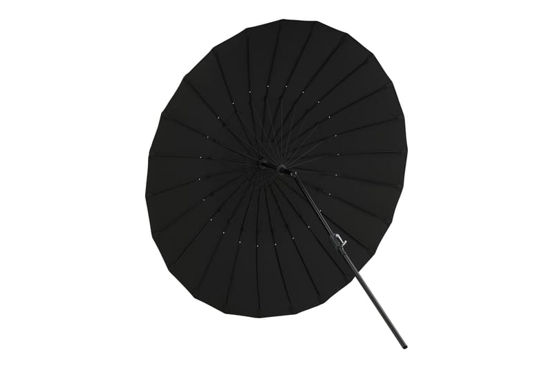 Palmetto Parasol 270 cm Sort - Venture Home - Havemøbler - Solafskærmning - Parasoller