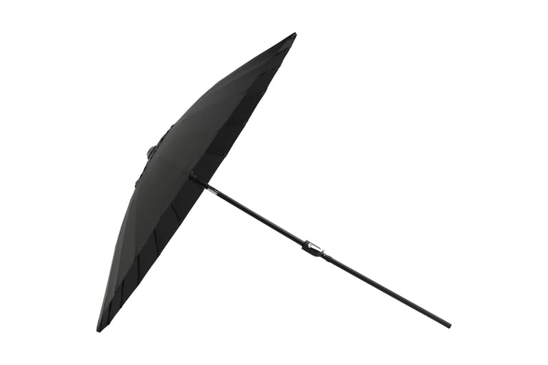 Palmetto Parasol 270 cm Sort - Venture Home - Havemøbler - Solafskærmning - Parasoller