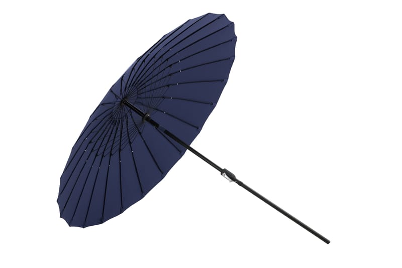 Palmetto Parasol 270 cm - Blå - Havemøbler - Solafskærmning - Parasoller