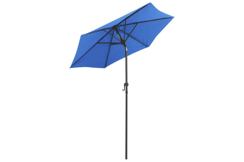 parasol 200x211 cm aluminium blå - Blå - Havemøbler - Solafskærmning - Parasoller