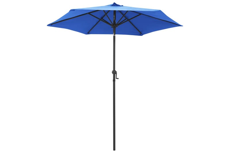 parasol 200x211 cm aluminium blå - Blå - Havemøbler - Solafskærmning - Parasoller