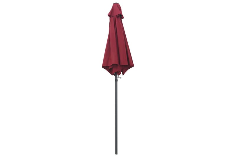 parasol 200x211 cm aluminium bordeaux - Rød - Havemøbler - Solafskærmning - Parasoller