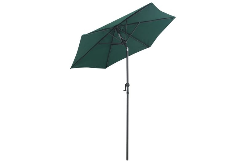 parasol 200x211 cm aluminium grøn - Grøn - Havemøbler - Solafskærmning - Parasoller