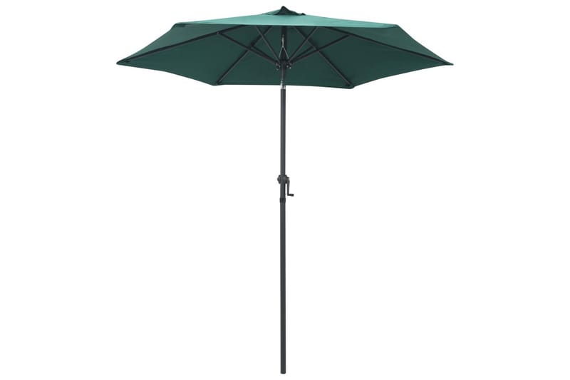 parasol 200x211 cm aluminium grøn - Grøn - Havemøbler - Solafskærmning - Parasoller