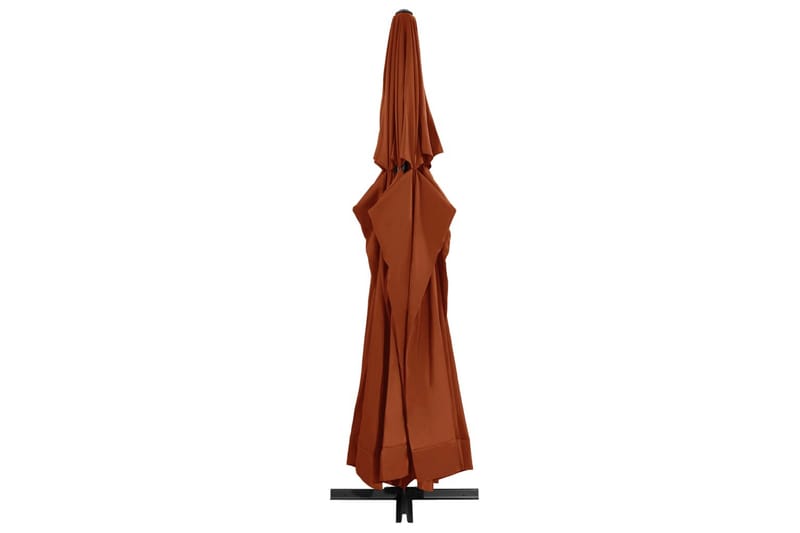 Parasol Aluminiumsstang 600 cm Terracotta - Orange - Havemøbler - Solafskærmning - Parasoller