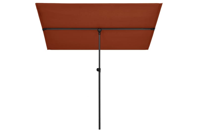 Parasol med Aluminiumsstang 2x1,5 M Terracotta - Orange - Havemøbler - Solafskærmning - Parasoller