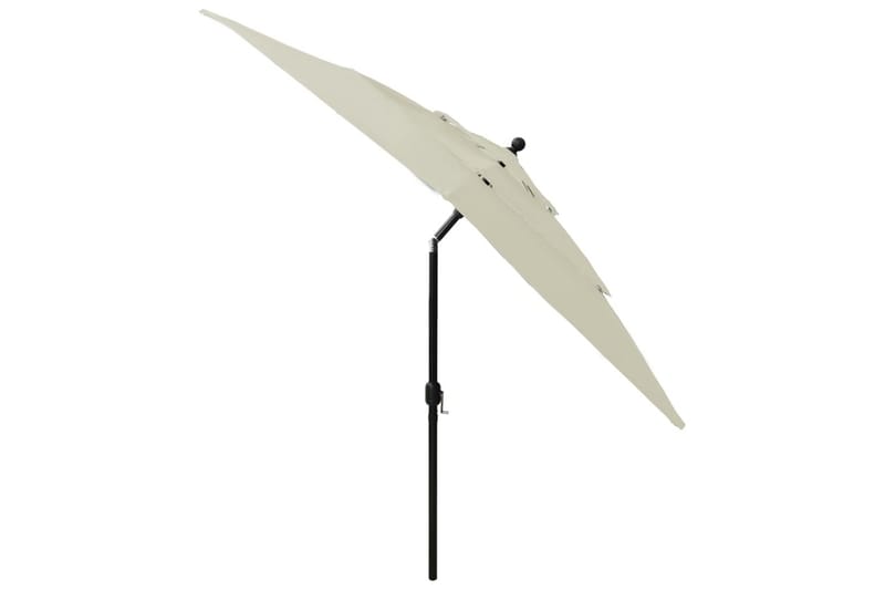 parasol med aluminiumsstang i 3 niveauer 2,5x2,5 m - Havemøbler - Solafskærmning - Parasoller