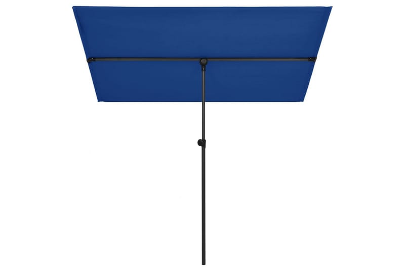 Parasol med Aluminiumstang 180x130 cm Azurblå - Blå - Havemøbler - Solafskærmning - Parasoller